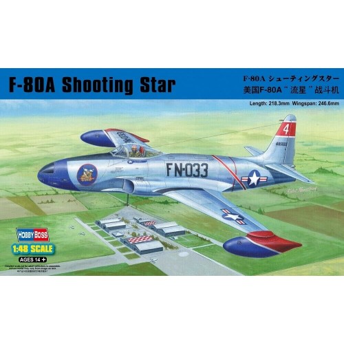 1/48 HobbyBoss F-80A Shooting Star fighter 81723